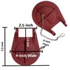 3.5 Inch Universal Toilet Flapper with Narrow 2.5 Inch Wingspan