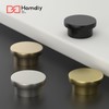 homdiy 10 Pack Cabinet Knobs Brushed Nickel Drawer Knobs Zinc