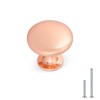Probrico 5 Pack Copper Cabinet Door Knobs Furniture Drawer Handle