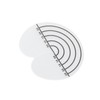 100Pcs Hair Heat Shield Guards with Scale Single Hole PVC