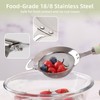 YENXIKU Stainless Steel Strainers Fine Mesh Sieve, Sifter for Baking,