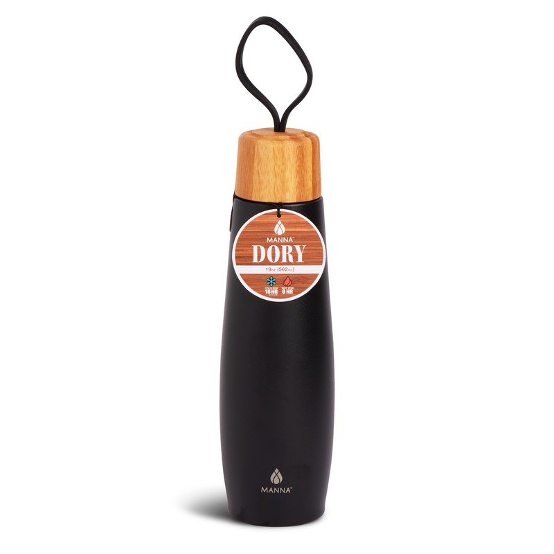 Manna Dory Bottle - 19 Oz - Black