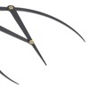 Eyebrow Ruler Multifunctional Stainless Steel 3 Point Positioning Ruler for
