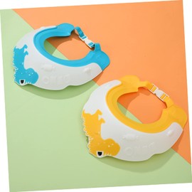 KOMBIUDA 4pcs Shower Hat Set Cap Cradle Cap Brush Inflatable Shampoo Hat Shampoo Cap Shampoo Hat Shampoo Cap for Adjustable Hat Shower Cap for Rinse Plastic