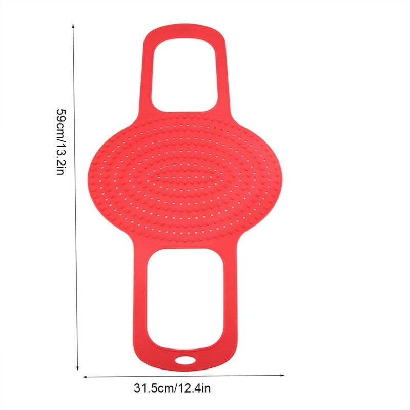 Kodrily Heat Resistant Turkey Lifter, Silicone Roasting Rack Non Stick,