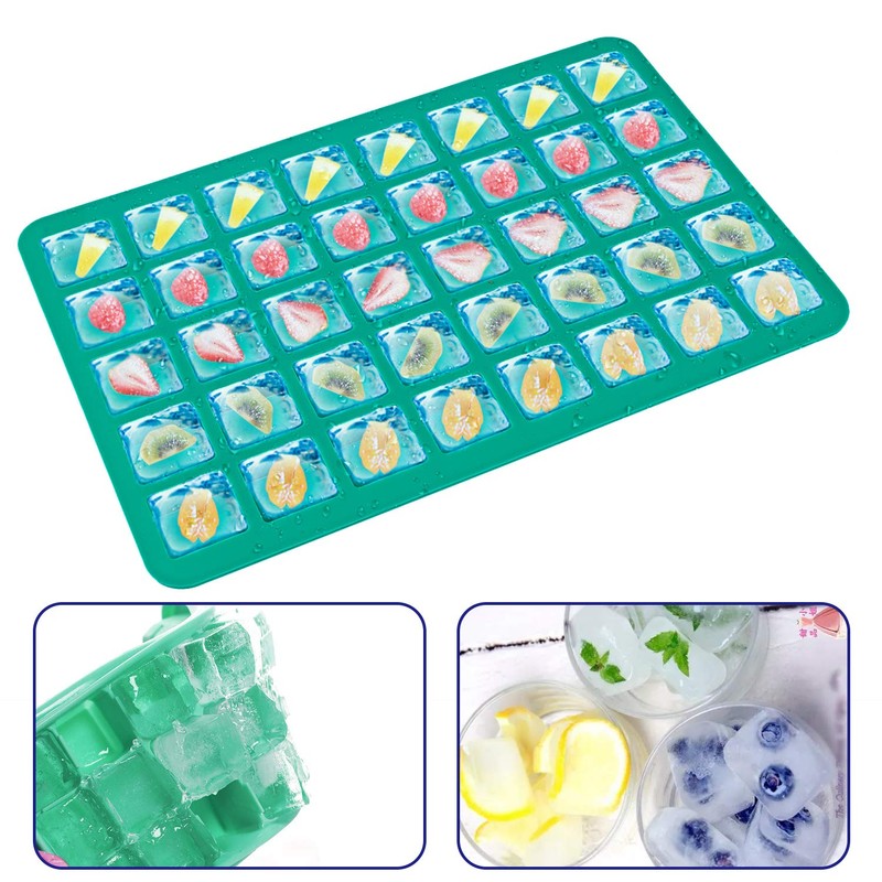 DIFENLUN Silicone Caramel Candy Molds, 2 Pack 40-Cavity Square Hard