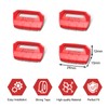 DIAMOOKY 4PCS Upgraded Window Switch Button Cover Compatible with Jeep
