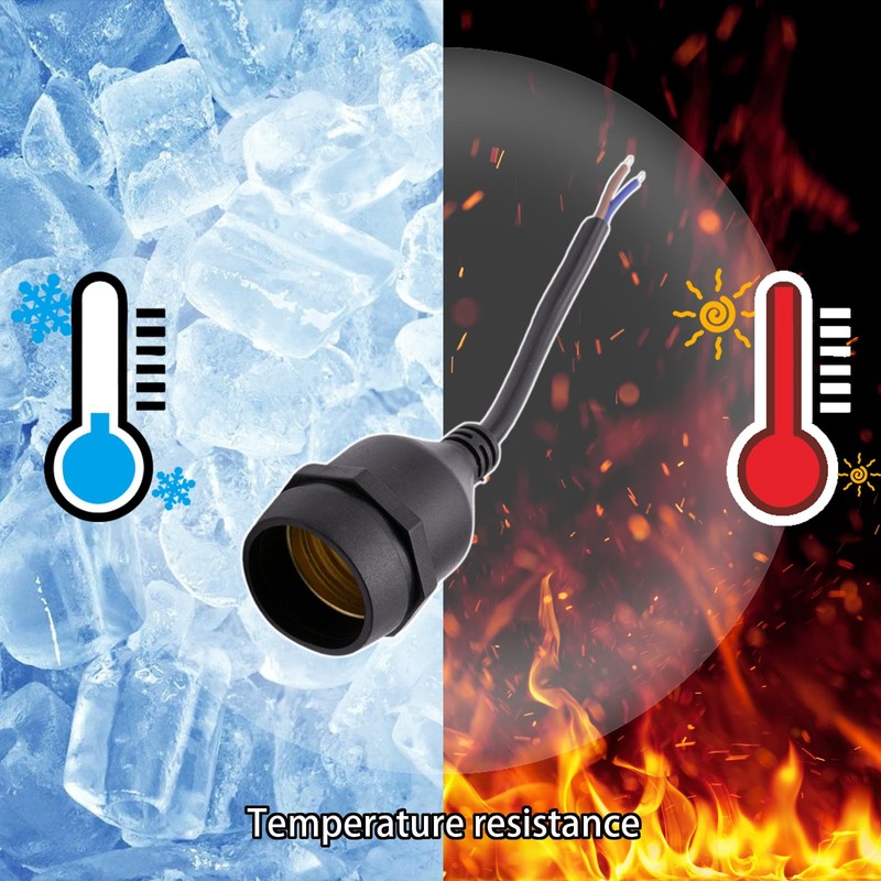 Waterproof lamp Holder，Light Socket, E26 Bulb Socket, lamp Holder, Light