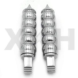 SMT- Chrome Billet Calabash Footpegs Compatible With passenger Victory All Hammer (Front/Rear) [B07PV57DYV]