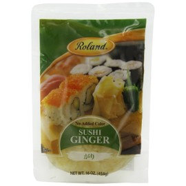 Roland Sushi Ginger, 16 Ounce (Pack of 6)