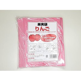 Nichiei Sangyo Fruit Bags for Apples, Pack of 100, 5.3 x 6.8 inches (135 x 173 mm)