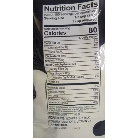 Franklin Farms East 5 Pounds LBS Powder Instant Nonfat Dry Cow Milk BULK MRE FRANKLIN FARMS EAST