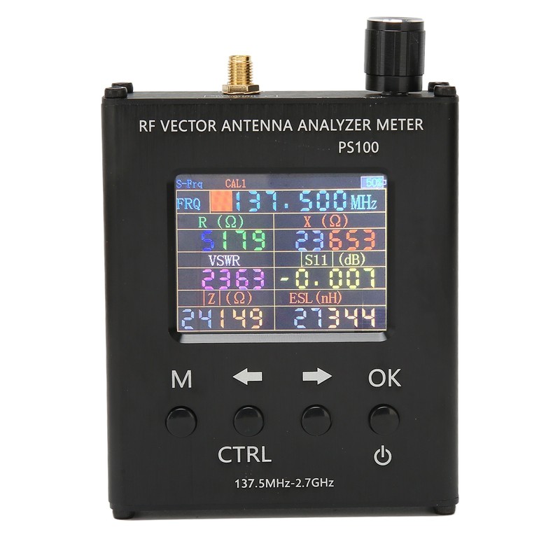 Antenna Analyzer Handheld 137.5MHz‑2.7GHz UV RF Vector Analyzer for Indoor
