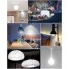 JACKYLED E26 Light Socket Extender 4-Level Extendable, 3.1-4.3in/8-11cm Extension E26/E27