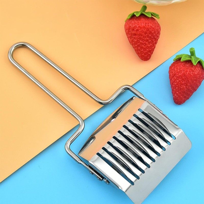 Premium Stainless Steel Noodle Cutter - Lattice Roller Pasta Maker