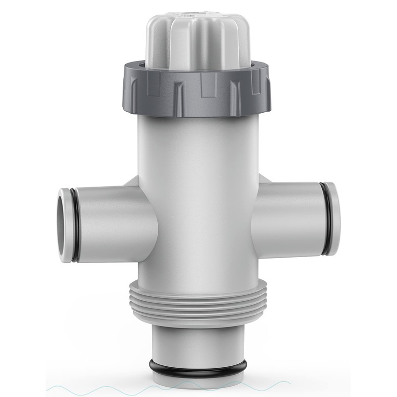POOLHACKER Pool Fittings Dual Split Hose Plunger Valve, Pool Parts