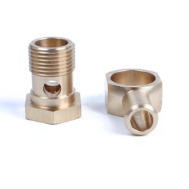 JADSOrBoBi 8089 Carburetor Inlet Fitting Compatible with Edelbrock, Fuel Banjo Fittings for Square-Bore & Carter AFB