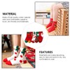 SOIMISS 5 Pairs Children's Christmas Socks Cotton Crew Socks Mid