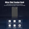 2PCS Wallet Tracker Card, Ultra-Thin Luggage Tracker with Keyring Hole,