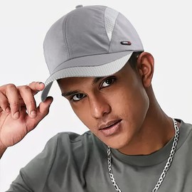 KharmLaddy Unisex Mesh Baseball Cap Breathable Trucker Hat Summer Running Cap for Men Women Layered Light Grey