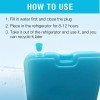 4 Lonchera Bolsas De Hielo Congelador Bolsa De Hielo Delgada
