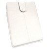 Emartbuy Universal 10-12 Inch White PU Leather Secured Slide in
