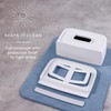 YouCopia Ledge Tissue Holder, Rectangular, Bathroom Countertop Organizer with Additional