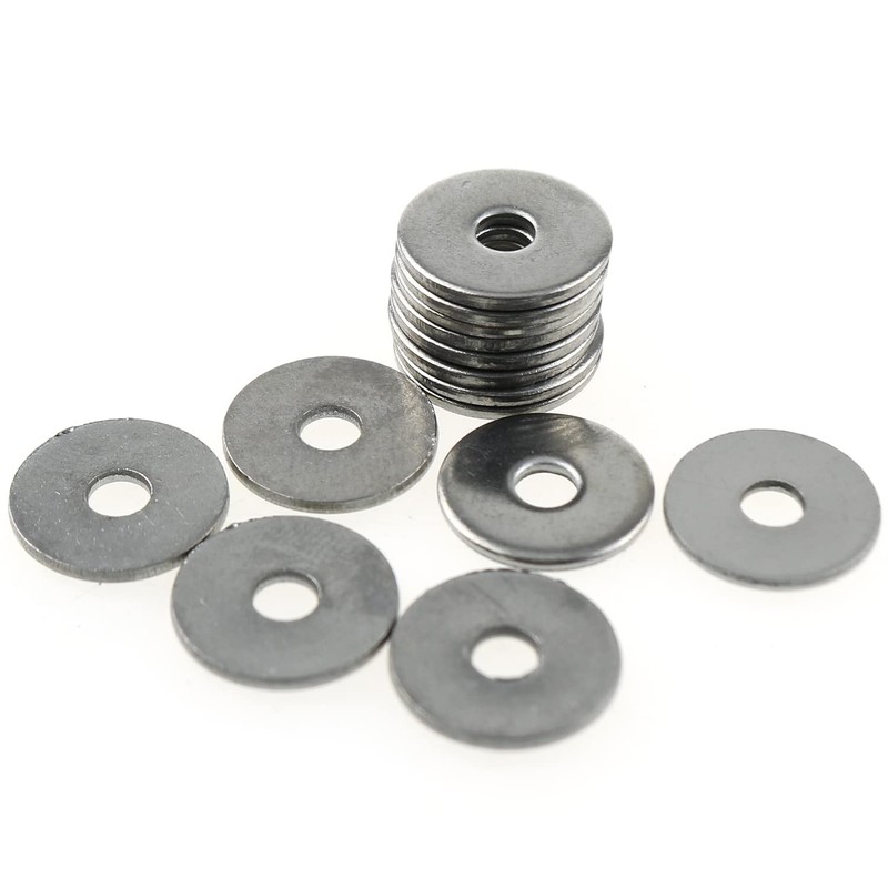 Flat Washer LUORNG 24pcs M6 16mm Outer Diameter 304 Stainless