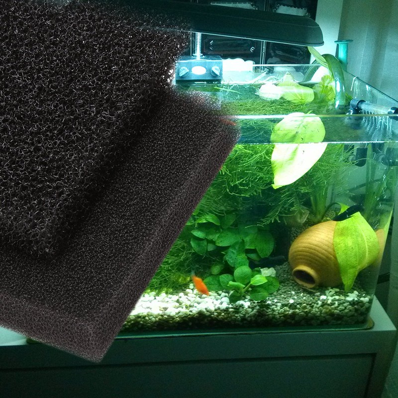 Xuniu Fish Tank Filter Foam, Large Block Filter Foam Aquarium