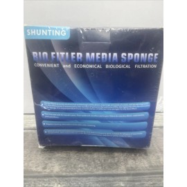 SHUNTING Filter Media Pad,Filter Sponge, Cut-to-Size Foam For fish tank 19.6"x19.6"x1.