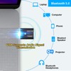 JIMTAB USB Bluetooth Adapter, 2 in 1 Wireless Bluetooth 5.0