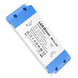 REYLAX Trasformatore 220V 12V 30W 2.5A, Ultra Sottile Alimentatore LED di Tensione Costante, Interruttore Adattatore per Bassa Tensione G4, GU5.3, MR11, MR16, Non Dimmerabile