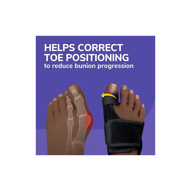 Dr. Scholl's Bunion Relief & Toe Corrector, 1 support set