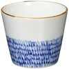 Yoshida Pottery 60437 Soba Boar Mouth, Japanese Citrine Arabesque