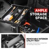 Auto Dynasty Universal Lockable Organizer Storage Tool Box with Removable