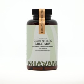 Bhavani Wellness Cordyceps, Suplemento Adaptógeno Natural en Cápsulas, 120 Unidades