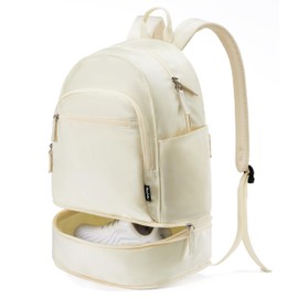 Uselike Gym Backpack for Women Small Gym bag with Expandable Shoe Compartment Water Resistant Sports Backpack 26L