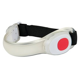 Aura LED Running Armband Hi Visibility Strip - Red, One Size