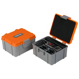 FiTSTILL Hard Plastic Portable Protective Storage Case for DJI Osmo Action 5 Pro/Action 4/Action 3, Go Pro Hero 13/12/11/10/9/8 Black and other Action Camera Accessories