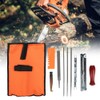 10Pcs Chain Saw Sharpening Kit Chainsaw File Tool Set Guide