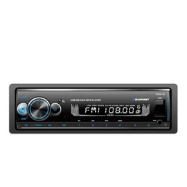 Blaupunkt IRVINE140 Single DIN USB/SD/AUX Bluetooth MP3 Stereo Receiver, 2X 6 40 Watt Max 3-Way Car Speakers w/Wire