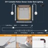 Dual Motion Sensor LED Light Strip 19.7ft Warm White for