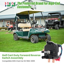 10L0L Golf Cart Forward/Reverse Switch Assembly with Handle - Compatible with Club Car DS 1984-2005 36V Models, Includes Micro Switch, Replaces OEM# 1011997, 1014808, 1012987