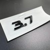 3D ABS 1Pcs 3.7 Side Emblem Badge Decal for Q50
