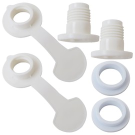 1" Shaft Length Cooler Drain Plug Assembly Replacement, 2pcs Drain Cover Gasket for Colemen R5214D607G 5284 5286 5293 5294 5295 5296 5299 5835 5837 5848 5850 5854 5856 5894 Update by lingsee