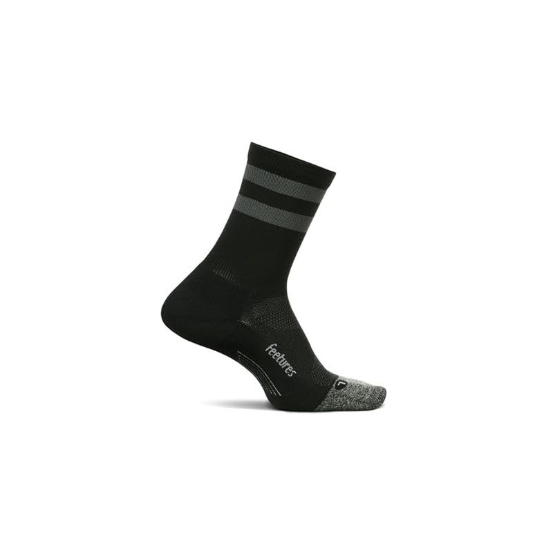 Features Elite_LIGHT_MINI CREW Socks, Black