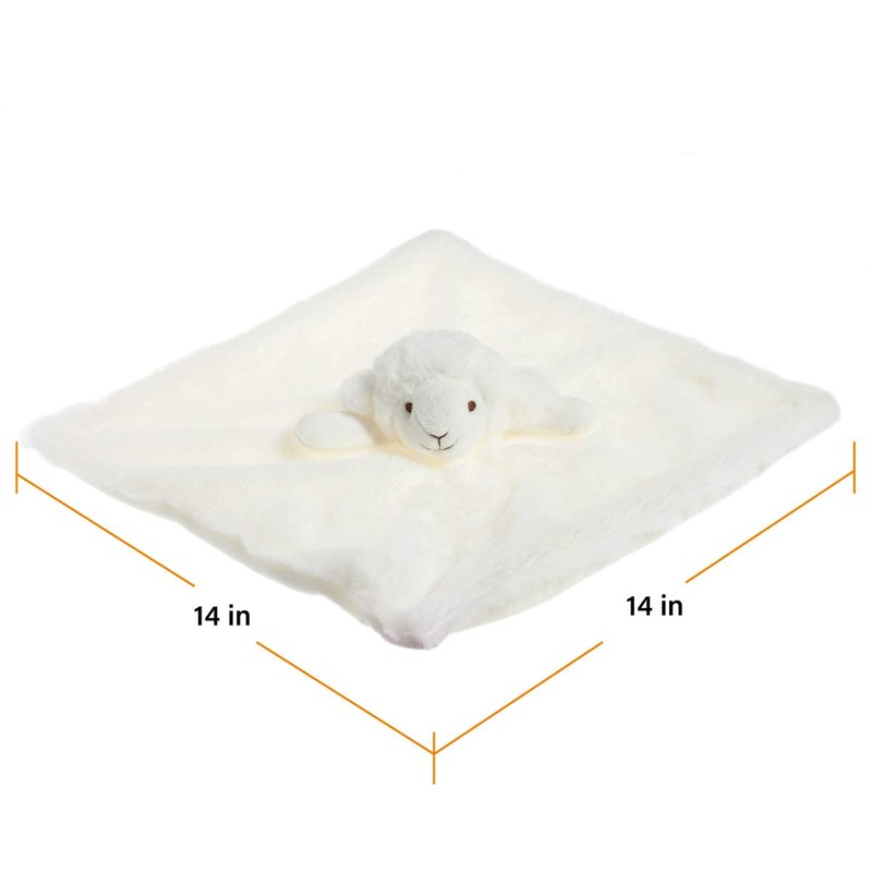 Apricot Lamb Luxury Snuggle Plush White Lamb Sheep Infant Stuffed