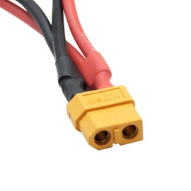 Maixbomr Short XT60 Parallel Battery Connector Cable,14AWG 1 Female to 2 Male Y Splitter Adapter Cable,10cm/3.93inch for RC Multicopter Quadcopter