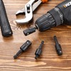 Honoson 6 Pieces Power Drill Sockets Adapter Set Impact Driver