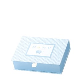 Rössler Papier 14561930000 Memory Box Baby Boy, Light Blue, 215 x 55 x 155 mm, Birth and Christening, Pack of 1